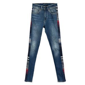 Levis Made Crafted 721 Jeans West Coast Blue LMC High Rise Skinny Size 24x30